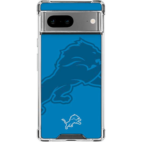 NFL Detroit Lions Double Vision Google Pixel 7a Clear Case